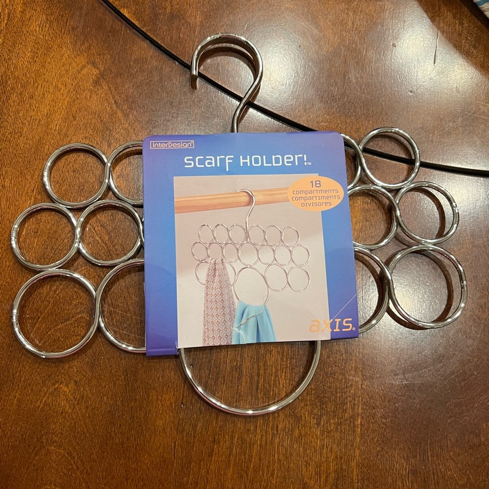 New! InterDesign Metal Scarf Hanger New